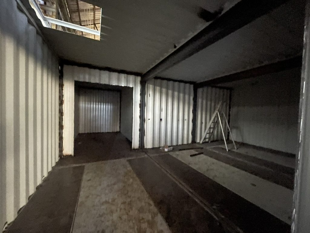 Compartiment intérieur du simulateur incendie naval