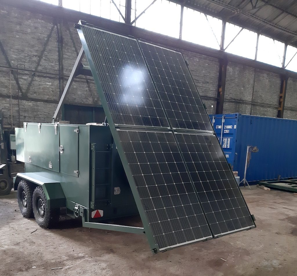 Générateur hybride solaire mobile